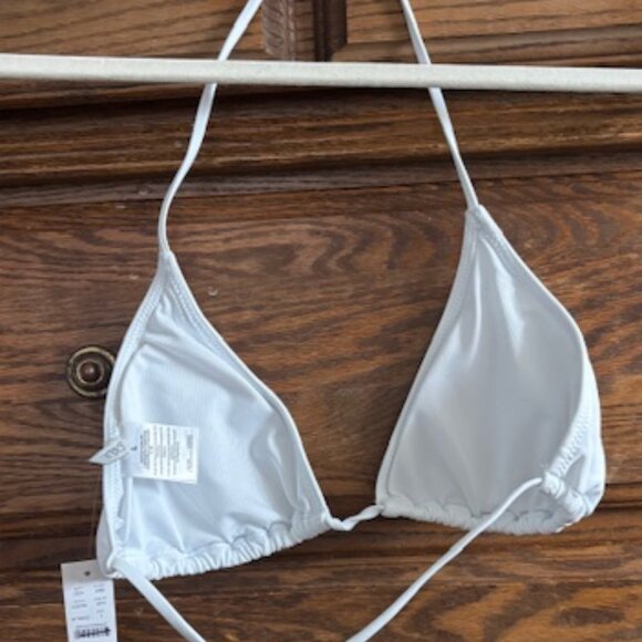 J. Crew Perfect String Bikini Top in White - Picture 4 of 4